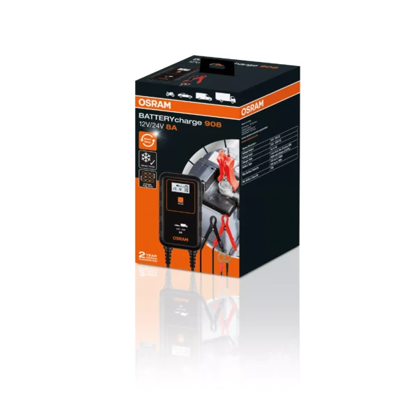 Akumuliatorių įkrovėjas OSRAM OEBCS908