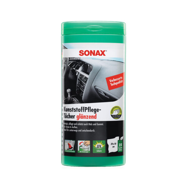 Sonax - plastikinės valymo servetėlės