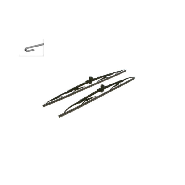 BOSCH priekinių valytuvų komplektas - 3 397 118 307