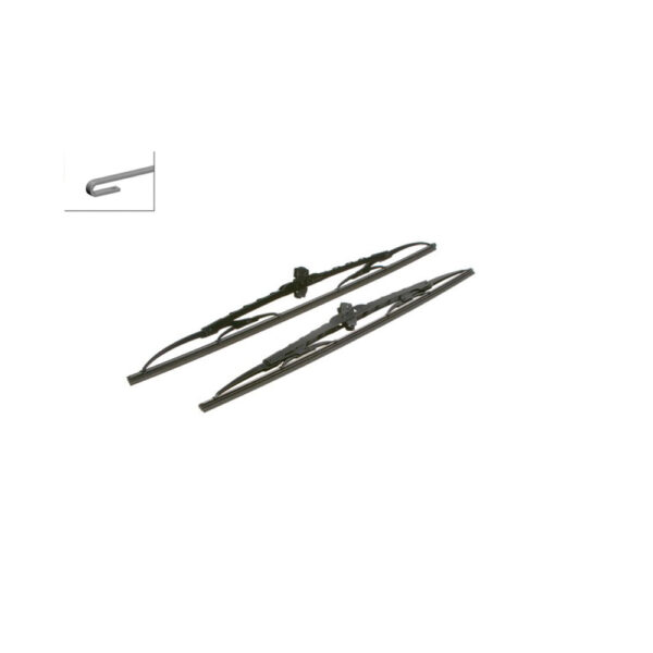 BOSCH priekinių valytuvų komplektas - 3 397 118 405